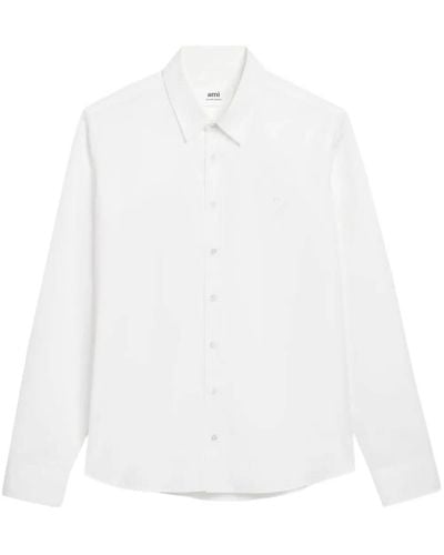 Ami Paris White Shirt Code: uH161.co0063 Mann 's Kleidung - Weiß