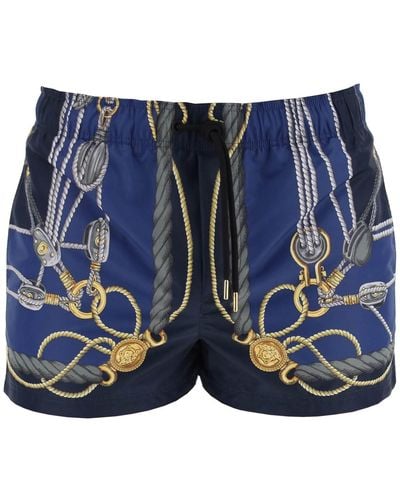 Versace Swim Trunks Van - Blauw