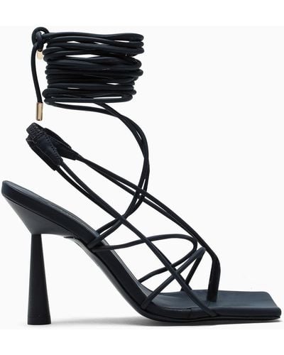 Gia Borghini Rosie 6 High Sandals - Black