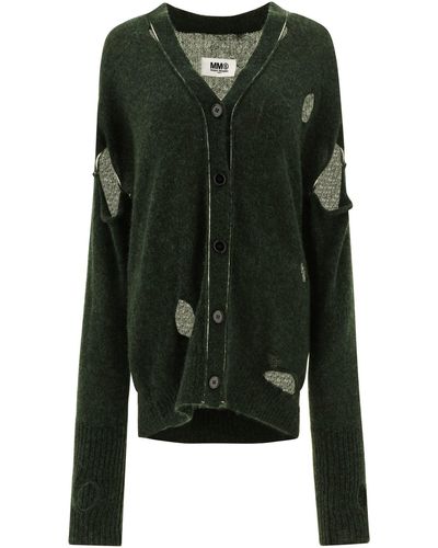 MM6 by Maison Martin Margiela "Mm6" Cardigan - Green