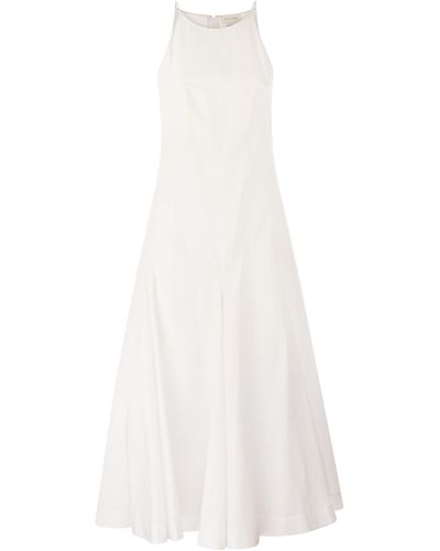 Sportmax Cactus Cotton Dress - White