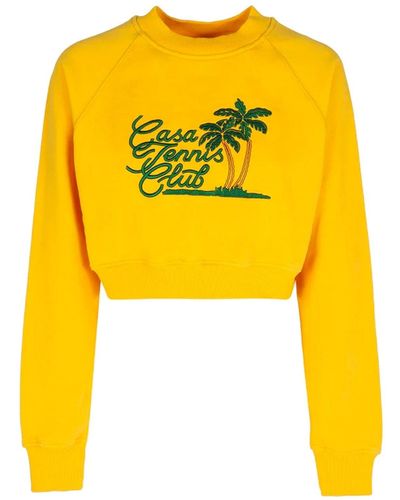 Casablancabrand Casa Tennis Club Sweatshirt - Yellow