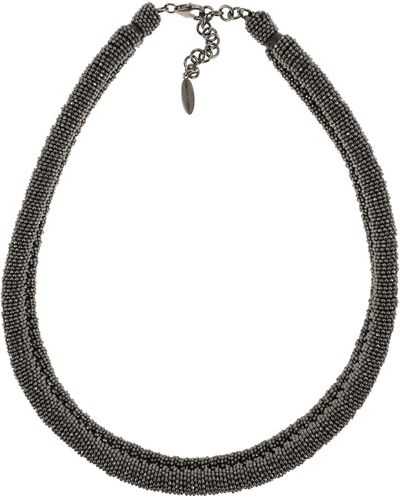 Brunello Cucinelli Halskette im Schmuck - Schwarz