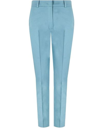 Weekend by Maxmara Gineceo Light Blue Trousers - Blauw