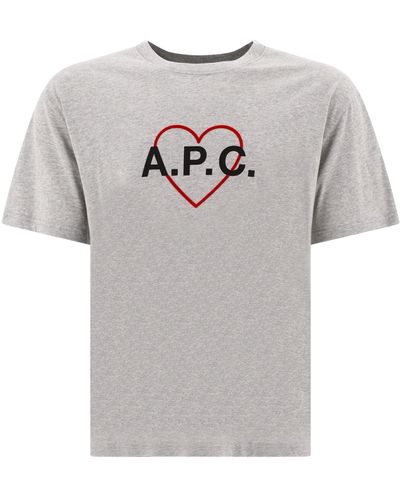 A.P.C. Billy T -Shirt - Gris