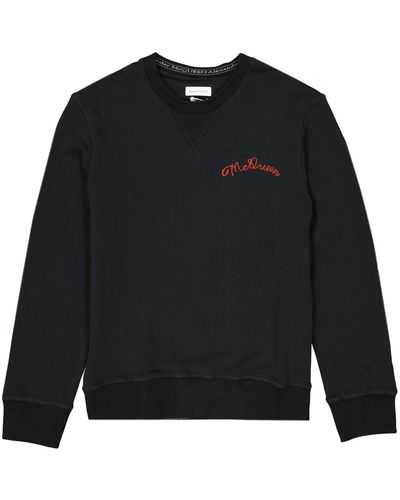 Alexander McQueen Logo Sweatshirt - Schwarz