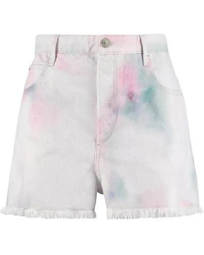 Isabel Marant Etoile LeSia Denim Shorts - Blanc