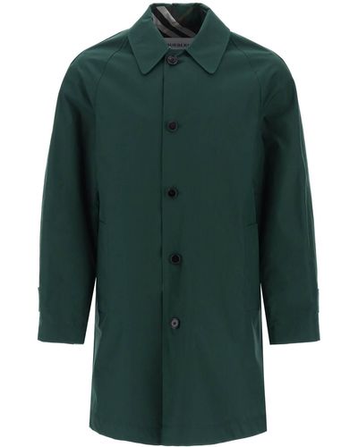 Burberry Ered reversible a cuadros gabardina midi - Verde