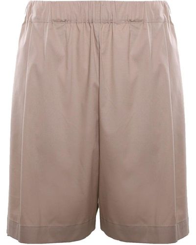 Laneus Pantalones cortos de algodón - Gris