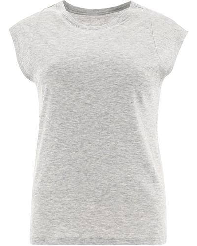 FRAME Le Mid Rise Muscle T Shirt - Gray