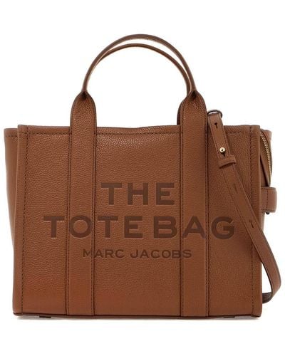 Marc Jacobs La bolsa de bolso de cuero de cuero - Marrón