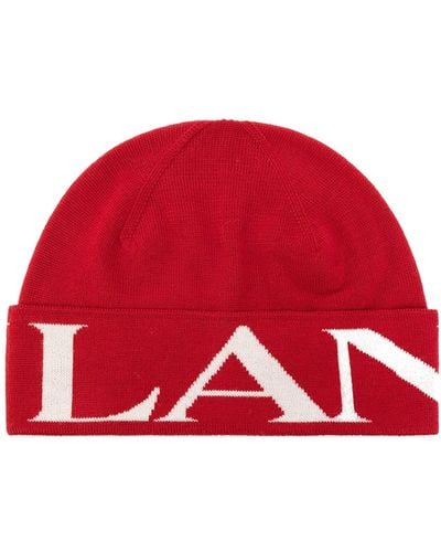 Lanvin Sombrero de lana de - Rojo