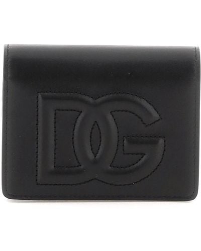 Dolce & Gabbana Cartera con logotipo de - Negro