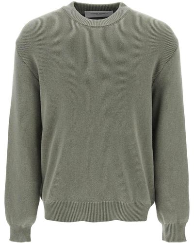 Golden Goose Davis Cotton Rib Sweater - Green
