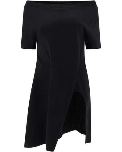 Courreges Vestido asimétrico de Courrèges - Negro