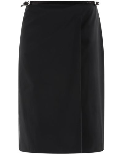 Givenchy "Voyou" Wrap Skirt - Negro