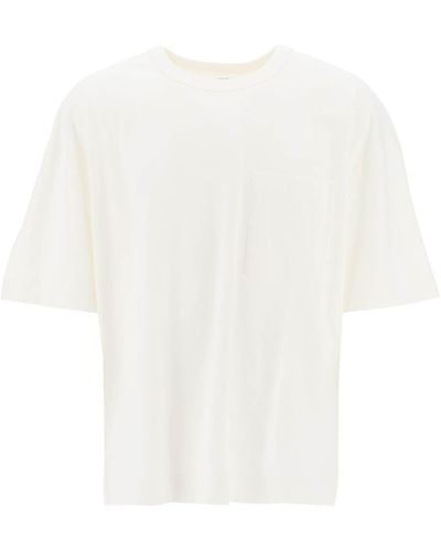 Lemaire Boxy T -Shirt - Weiß