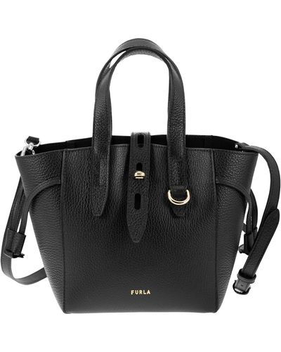 Furla Net Mini Shopping Bag - Black