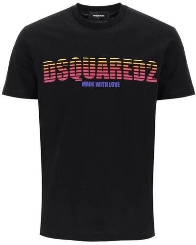 DSquared² "logoed cool fit t t - Schwarz