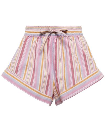 MARANT ÉTOILE Jocadia cotton shorts - Pink