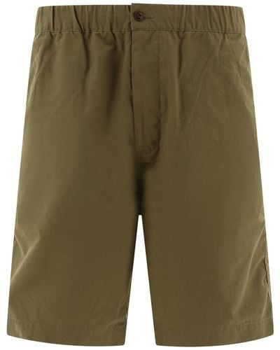 Nanamica "leichte" Shorts - Grün