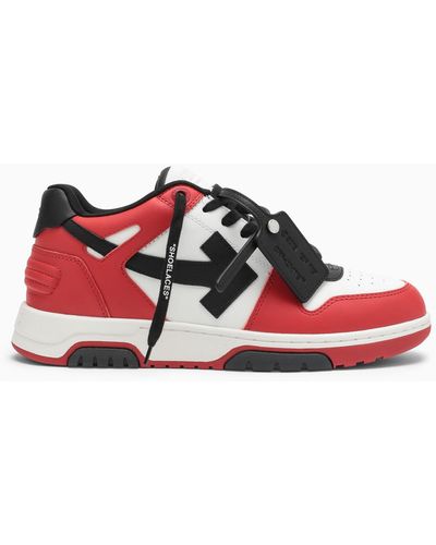 Off-White c/o Virgil Abloh Out Of Office Low-top Sneakers - Rood