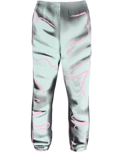 Moschino JOGGERS SHADOWS & SQUIGGLES - Blu