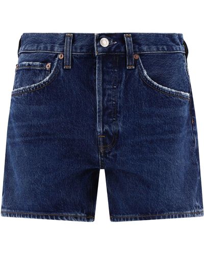 Agolde "enamour" Shorts - Blauw