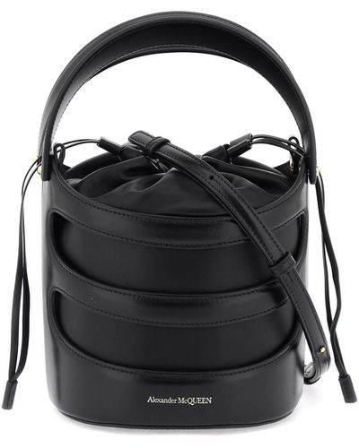 Alexander McQueen Bucket Bag Bij De Oprijgelijke Bucket Bag - Zwart
