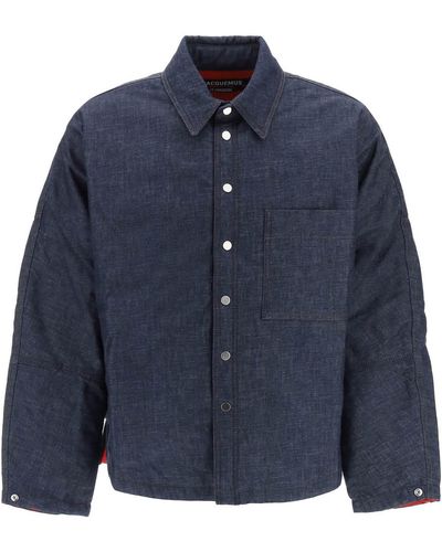 Jacquemus La Surchemise de nìmes Overshirt - Blu