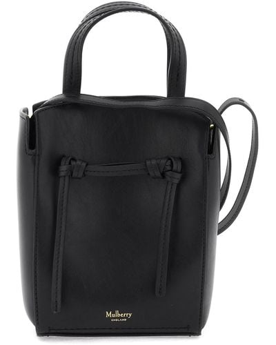 Mulberry Mini Clovelly Tote Sac - Noir