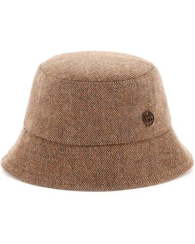 Ruslan Baginskiy Wool Blend Bucket Hat - Bruin