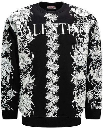 Valentino Flowers Daisyland Sweatshirt - Zwart