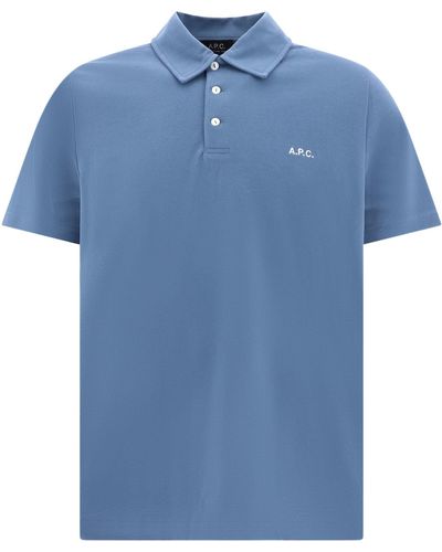 A.P.C. Austin Polo -Hemd - Blau
