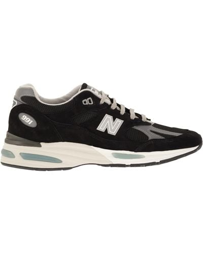 New Balance 991v1 Sneakers - Zwart