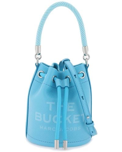 Marc Jacobs 'the Leather Mini Bucket Bag' - Blauw