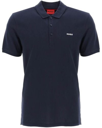 HUGO Dinos Slim Fit Polo Shirt - Blauw