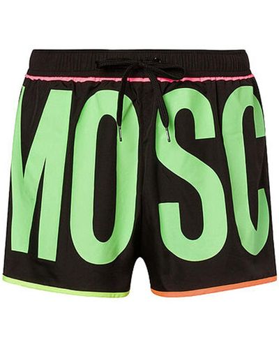 Moschino Swim Logo Swim Shorts - Groen