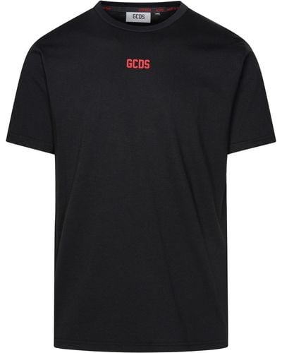 Gcds Camiseta de algodón negro