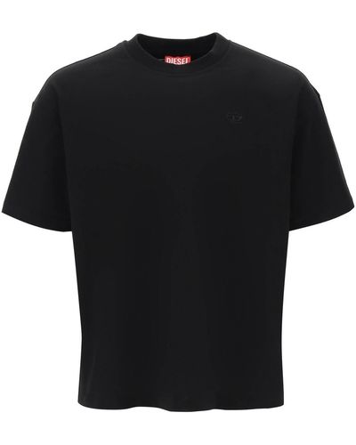 DIESEL 't Sumpfig Megal D' T -shirt - Zwart