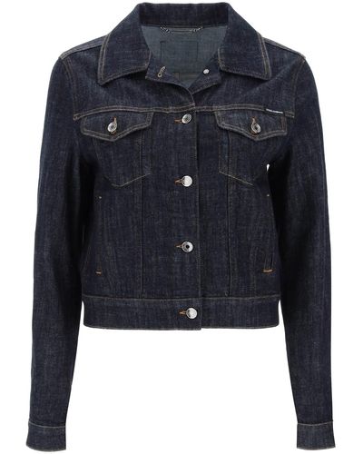 Dolce & Gabbana Veste de denim - Bleu