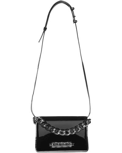 Alexander McQueen Mini-Tasche aus Leder - Schwarz