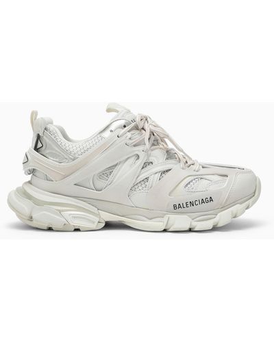Balenciaga White Track Sneakers - Wit