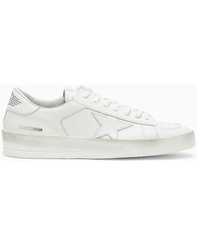 Golden Goose Stardan Leather Low-top Sneakers - White