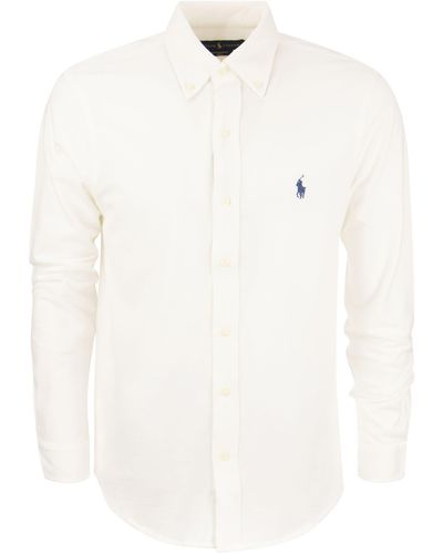 Polo Ralph Lauren UltraLight Pique Shirt - Bianco