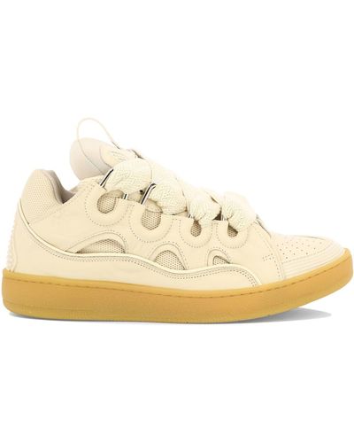 Lanvin Curb Sneakers - Naturel