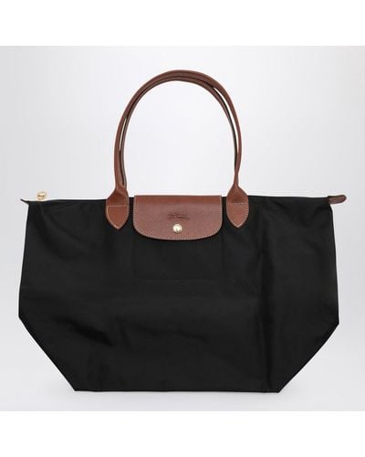 Longchamp Le Pliage Original L Bag - Black