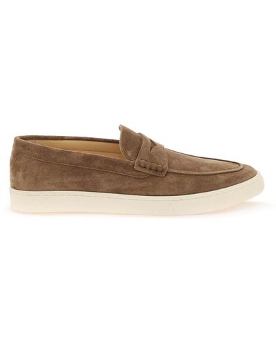 Brunello Cucinelli Suede Loafers - Bruin