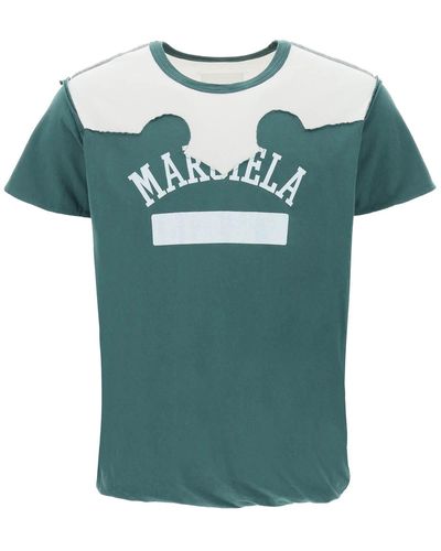 Maison Margiela Décortiqué T-shirt - Groen