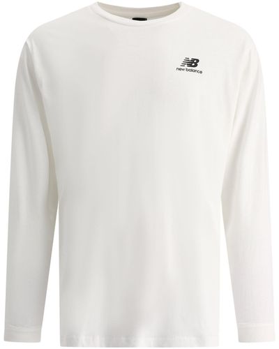 New Balance Leichtathletik Vermächtnis Grafikcollage T Shirt - Wit